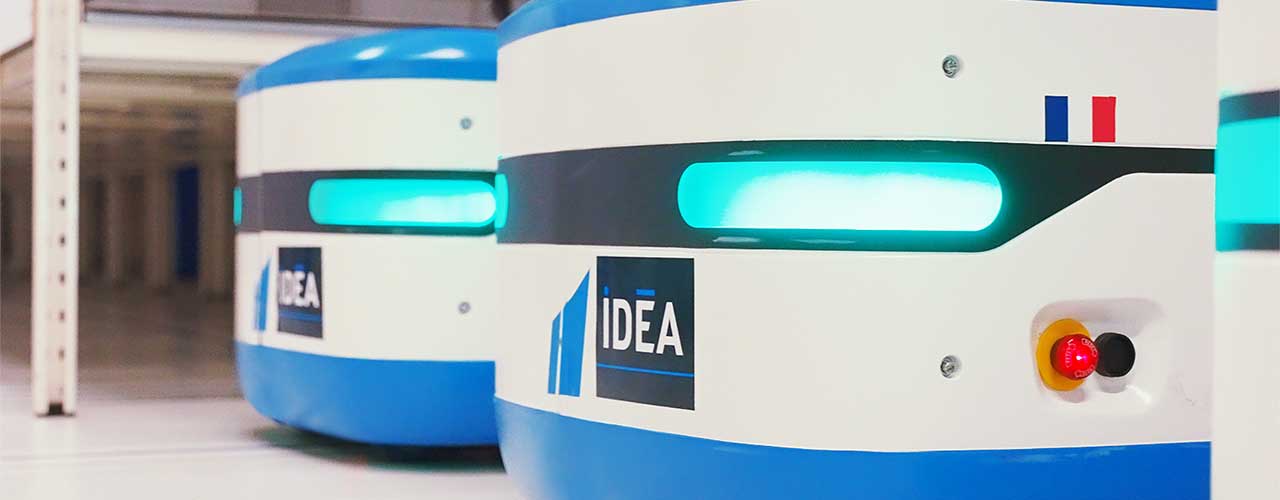 IDEA is deploying a new generation of SCALLOG robots to increase productivity at its aerospace logistics site in Nantes (France).